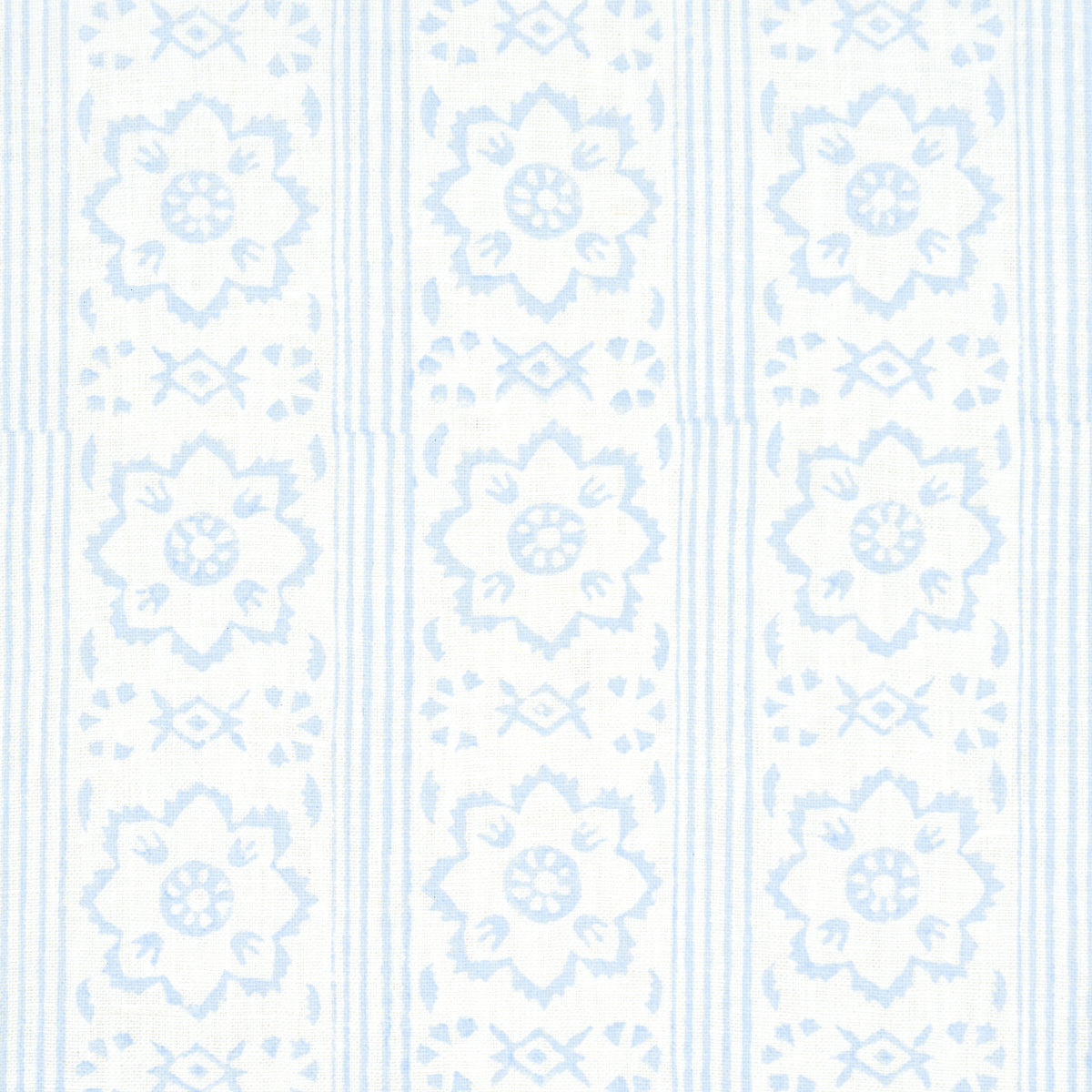 Purchase 181320 | Sunda Hand Blocked Print, Sky - Schumacher Fabric