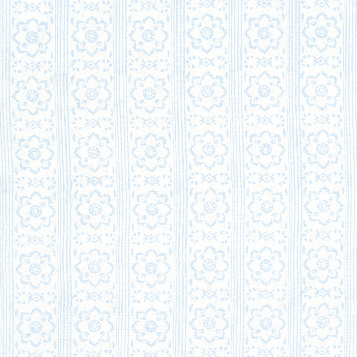 Purchase 181320 | Sunda Hand Blocked Print, Sky - Schumacher Fabric