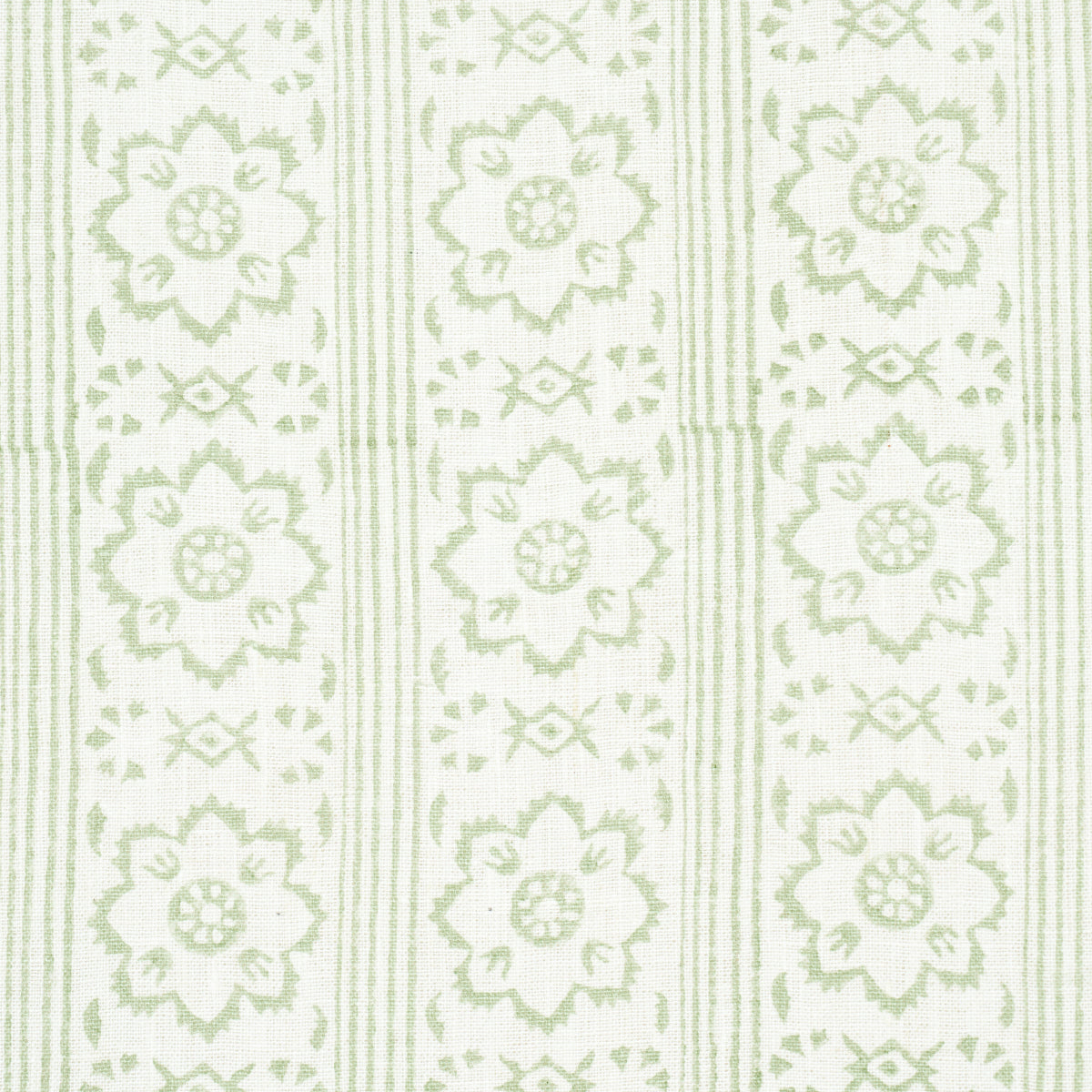 Purchase 181321 | Sunda Hand Blocked Print, Sage - Schumacher Fabric