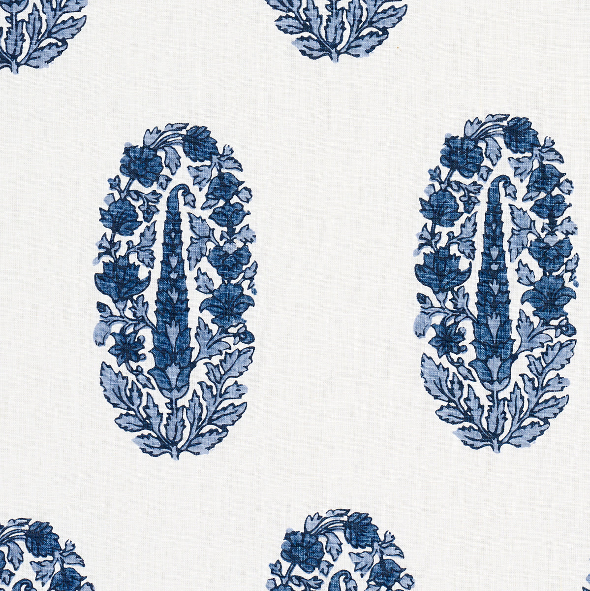 Purchase 181361 | Askandra Flower, Delft - Schumacher Fabric