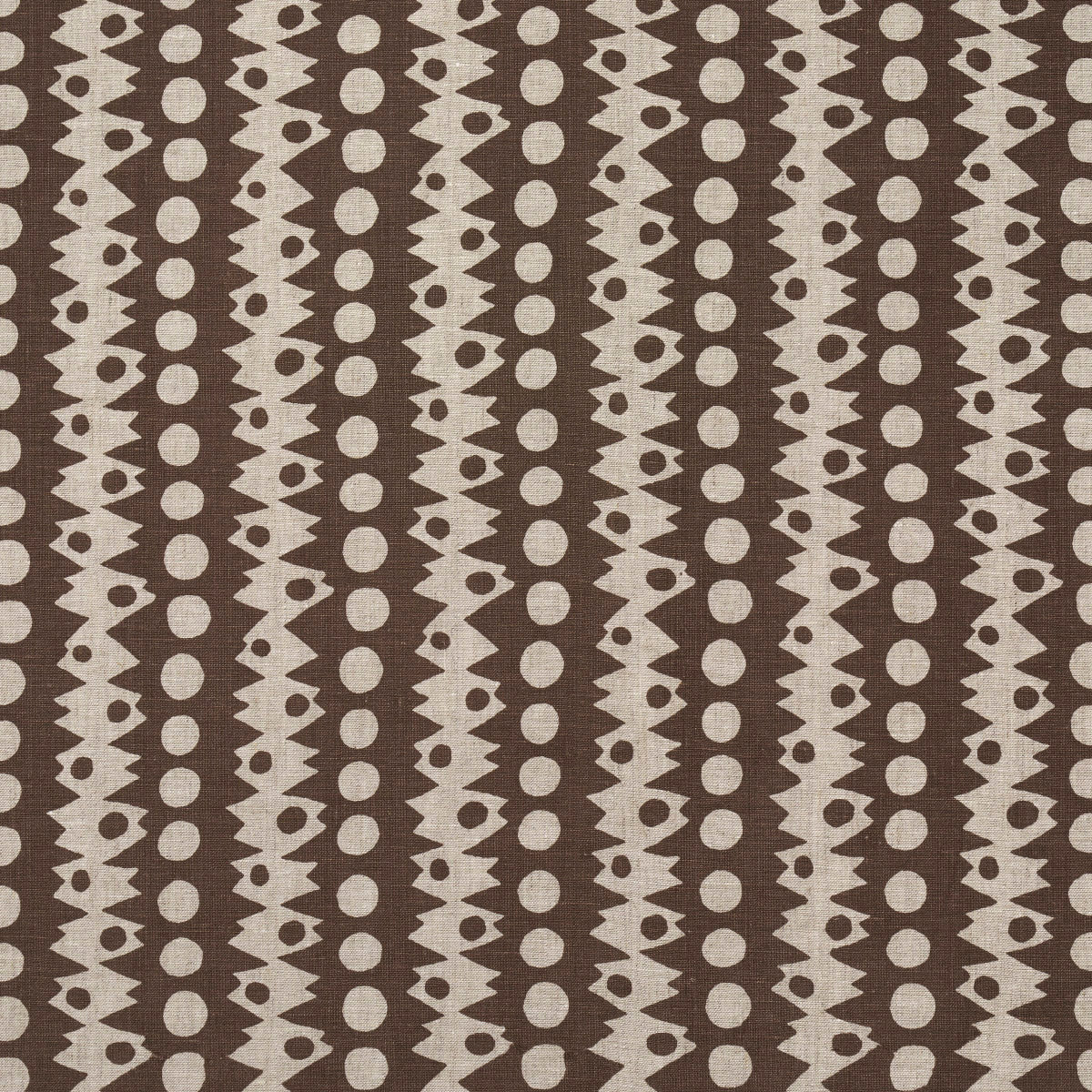 Purchase 181553 | Trickledown, Brown On Natural - Schumacher Fabric