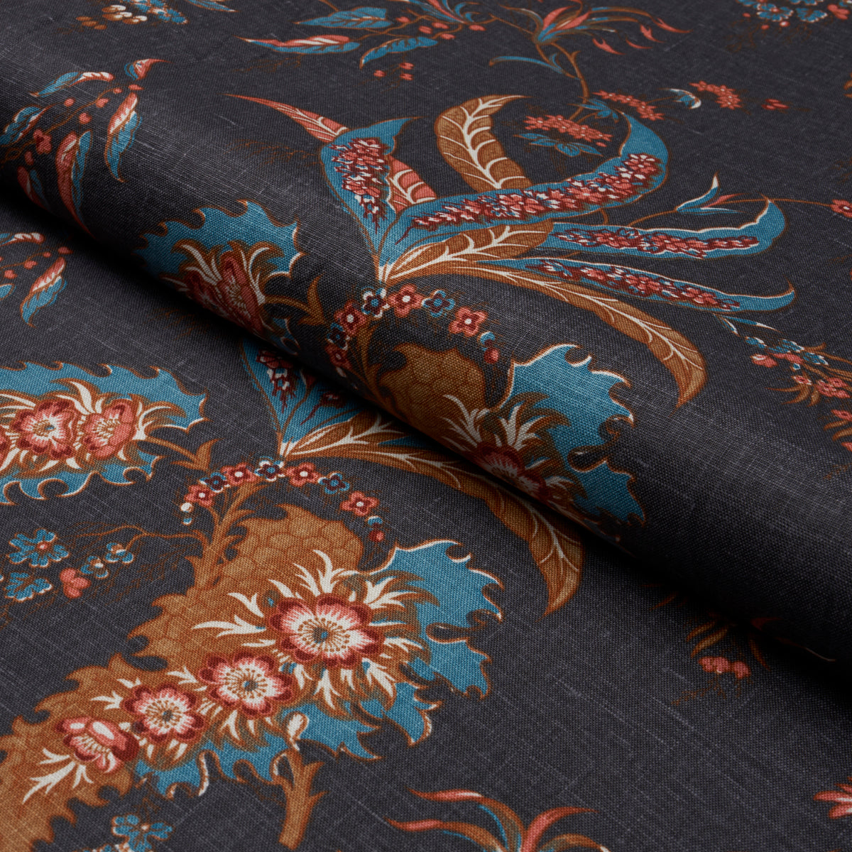 Purchase 181732 | Apolline Botanical, Rouge & Noir - Schumacher Fabric
