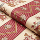 Purchase 181740 | Sylvain Floral Stripe, Rouge - Schumacher Fabric