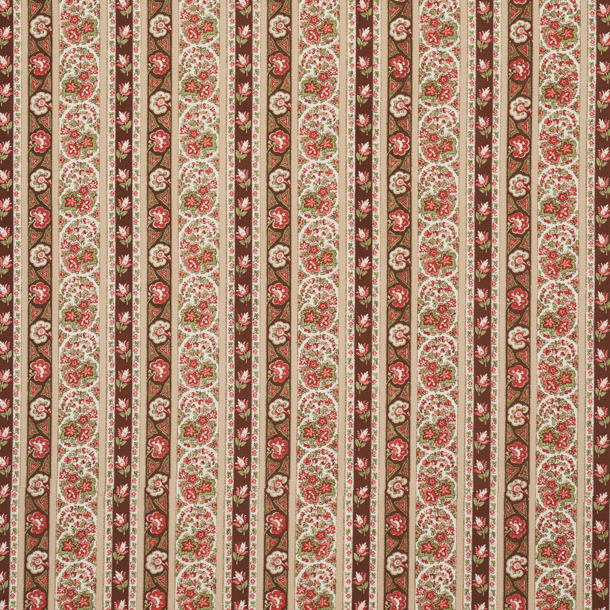 Purchase 181752 | Ines Paisley, Rose & Cognac - Schumacher Fabric