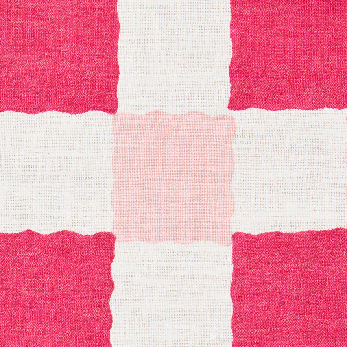 Purchase 181790 | Chequer Hand Block Print, Pinks - Schumacher Fabric