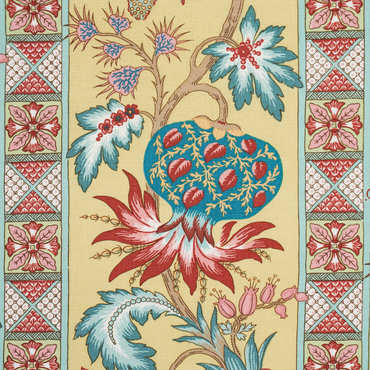 Purchase 181861 | Bailey Botanical, Gold - Schumacher Fabric