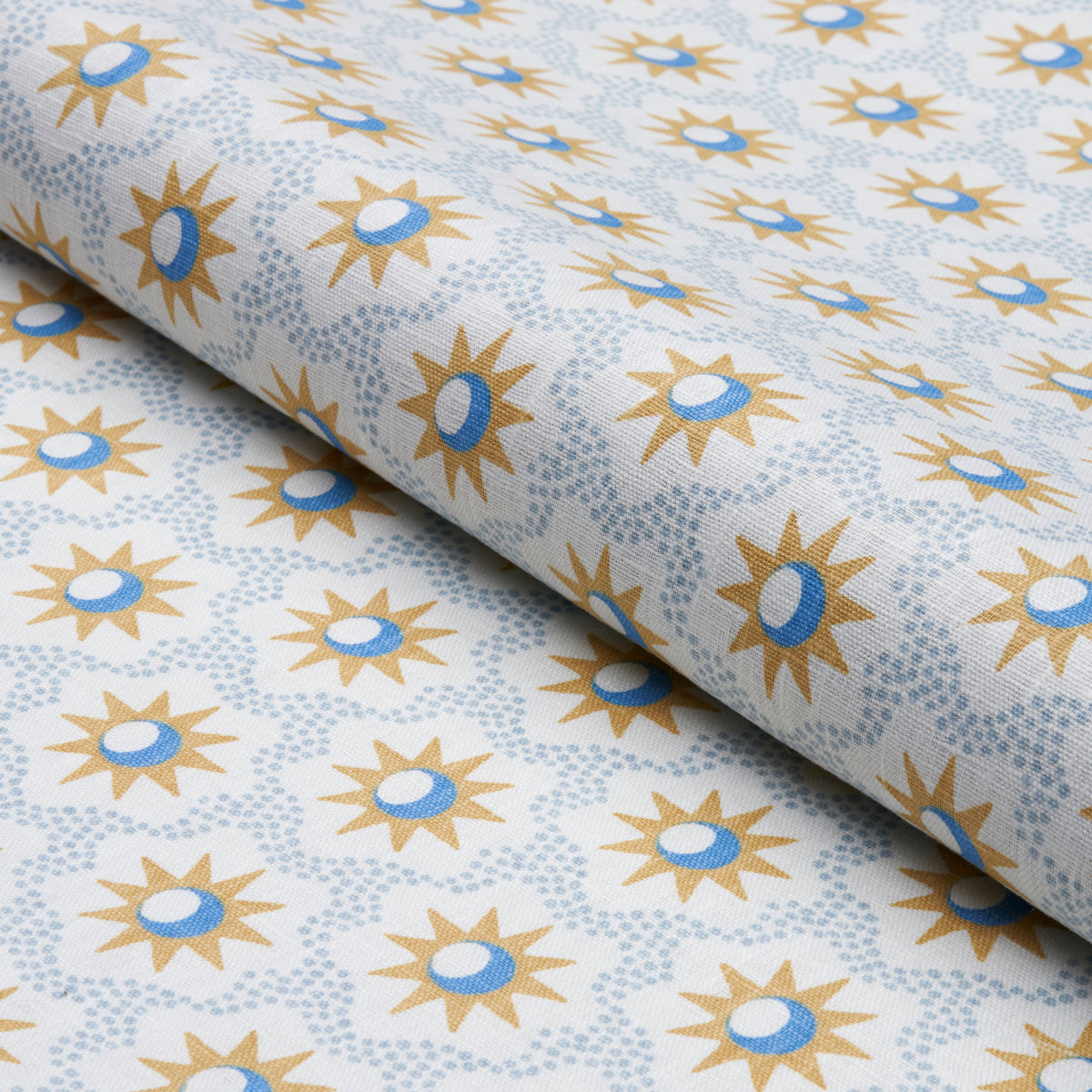 Purchase 181941 | Lucie, Yellow & Sky - Schumacher Fabric