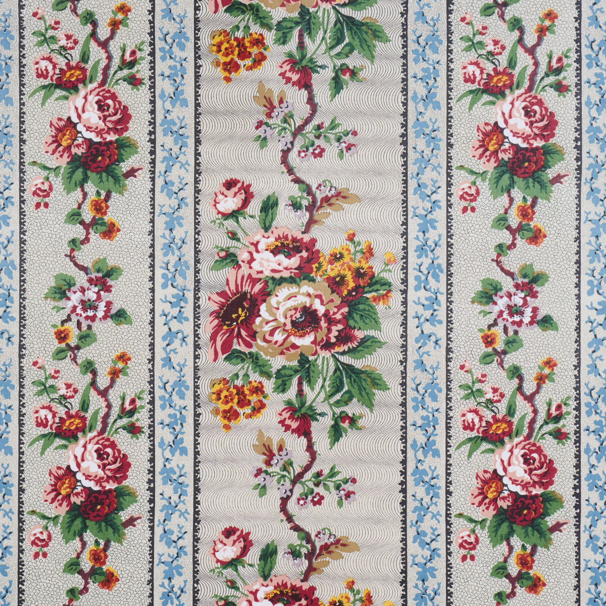 182040 | Elizabeth Chintz, Rose - Schumacher Fabric