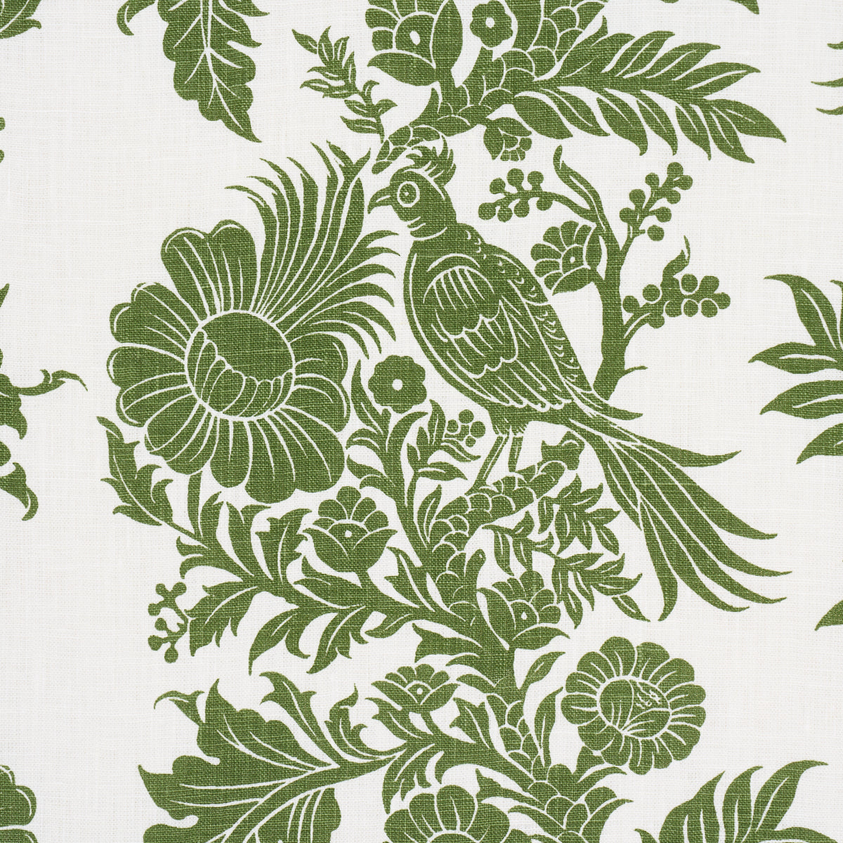 Purchase 182530 | Raven Woods, Green - Schumacher Fabric