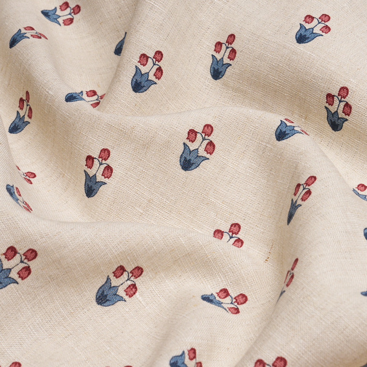 Purchase 182720 | Moira Hand Print, Cerise & Ink - Schumacher Fabric