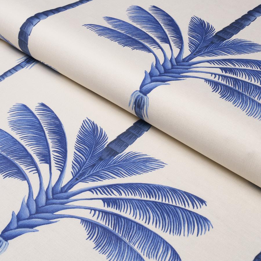 Purchase 182822 | A Palm Is A Palm Print, Indigo Palm Grove - Schumacher Fabric