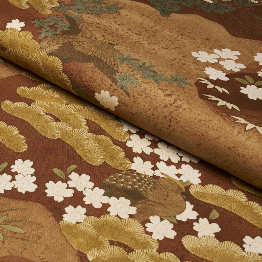 Purchase 182872 | Golden Hills, Burgundy - Schumacher Fabric