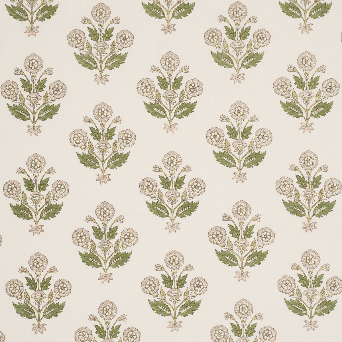 Purchase 182911 | Dalila Hand-Screen Print, Green - Schumacher Fabric