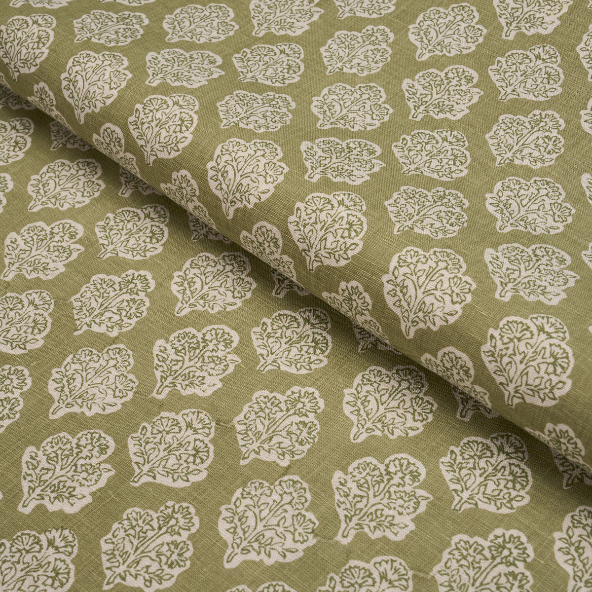 Purchase 183270 | Manali Hand-Print, Green - Schumacher Fabric