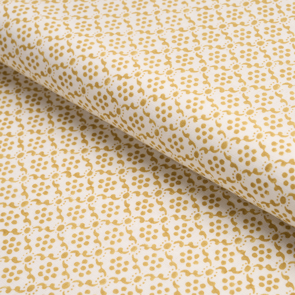 Purchase 183301 | Laksha Hand-Block Print, Yellow - Schumacher Fabric