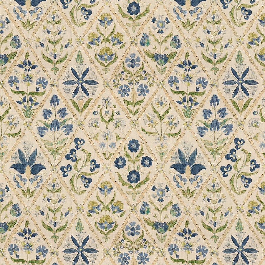 Looking 2010120.53 Blue/Green Multipurpose by Lee Jofa Fabric