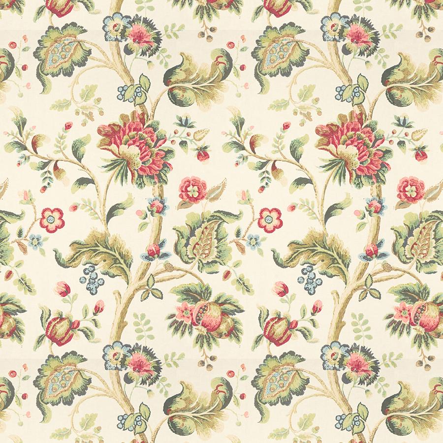 Sample 2010151.73 Pink/Green Multipurpose by Lee Jofa Fabric
