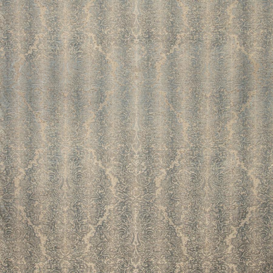 Sample 2019104.15.0 Shaw Damask Blue Damask Lee Jofa Fabric
