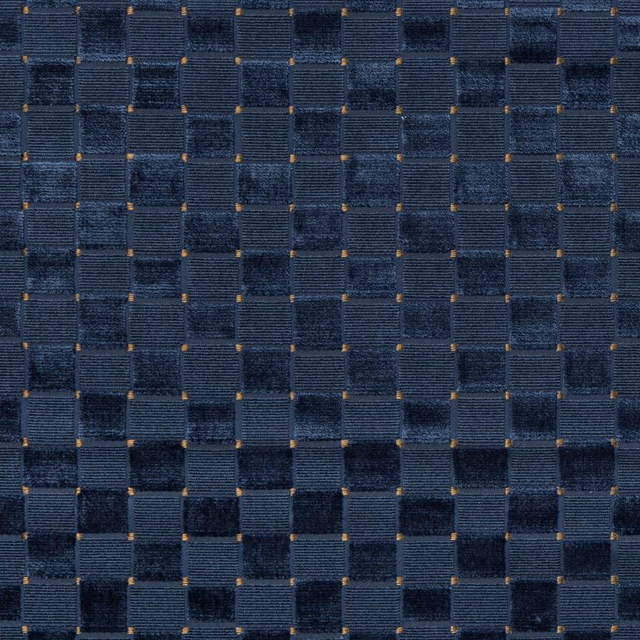 Sample 2019118.50.0 Levens Velvet Blue Modern/Contemporary Lee Jofa Fabric