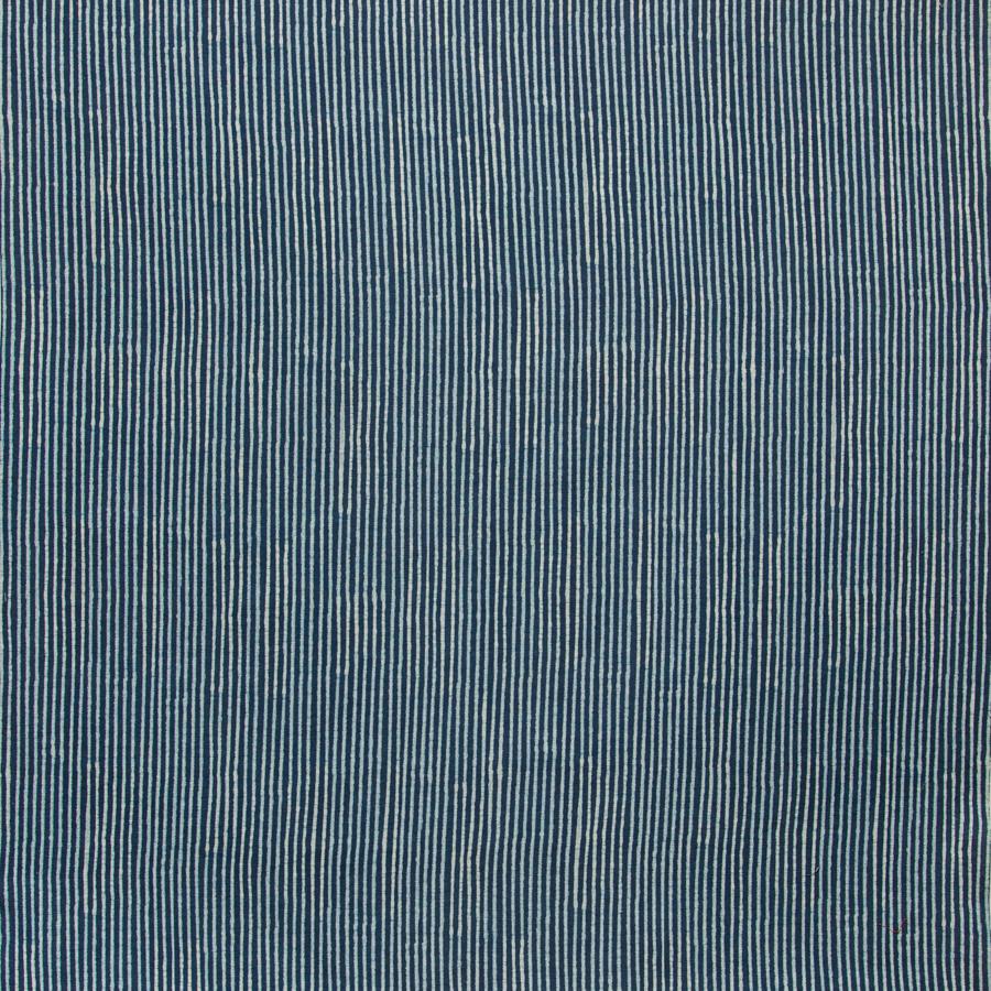 Sample 2019125.501.0 Bandol Blue Stripes Lee Jofa Fabric