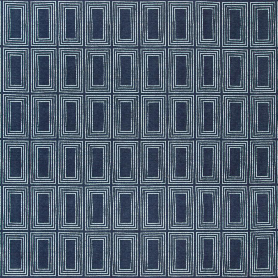 Sample 2019126.501.0 Cadre Blue Modern/Contemporary Lee Jofa Fabric