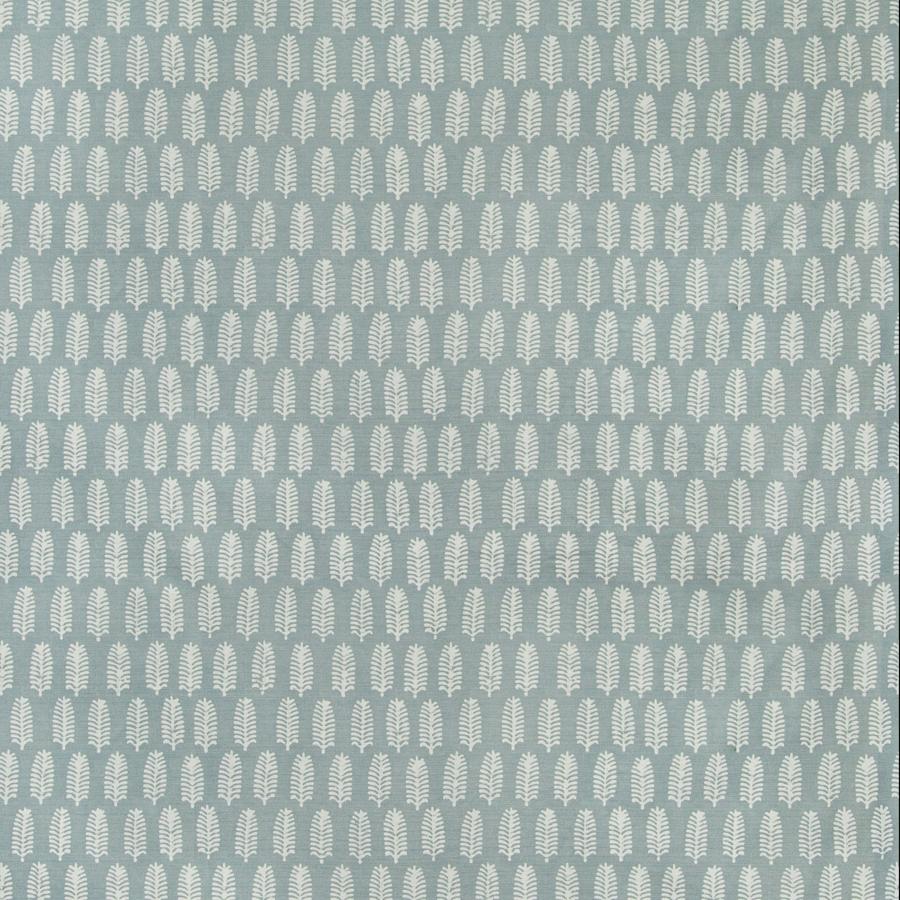 Sample 2019127.113.0 Palmier Blue Botanical Lee Jofa Fabric