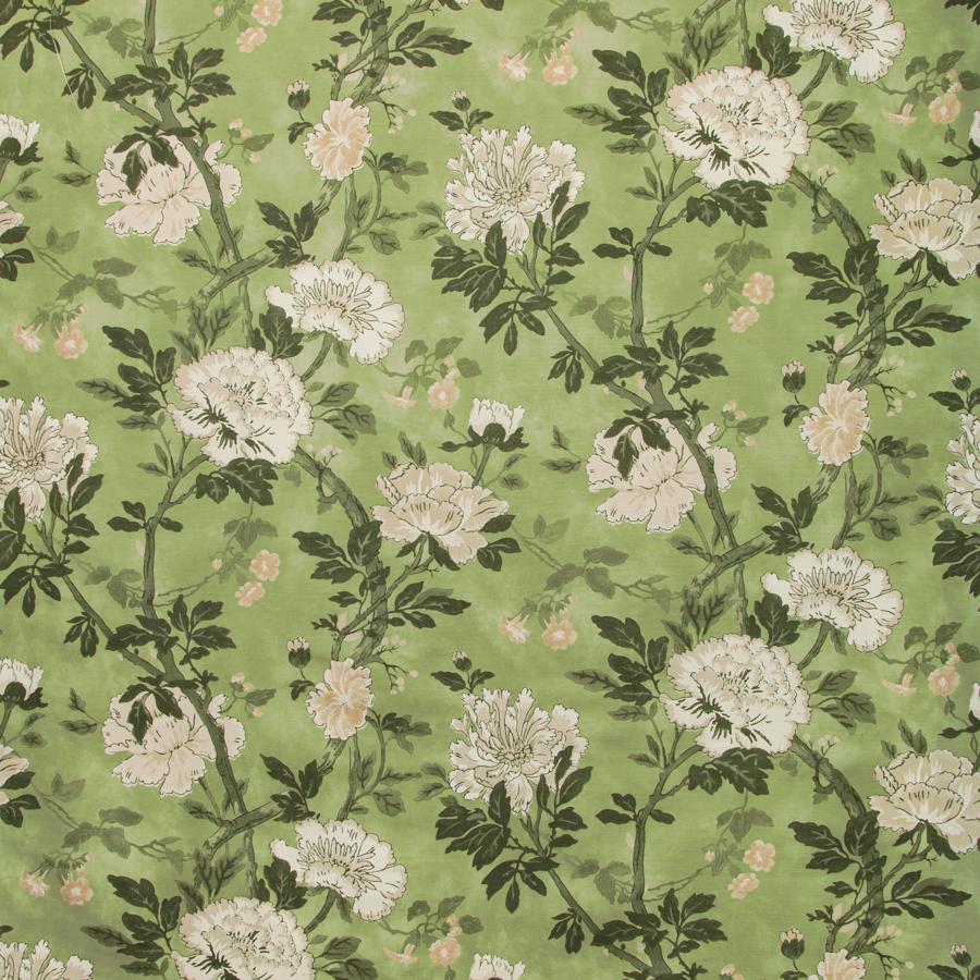 Sample 2019149.303.0 Inisfree Green Botanical Lee Jofa Fabric