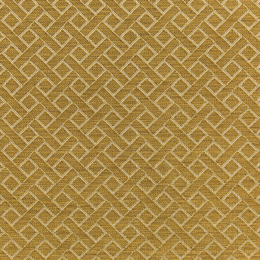 Sample 2020102.4.0 Maldon Weave Yellow/Gold Diamond Lee Jofa Fabric