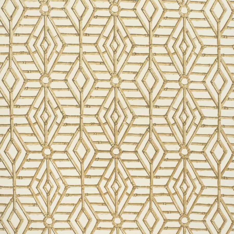 Sample 2020114.164.0 Bamboo Cane Beige Lattice Lee Jofa Fabric