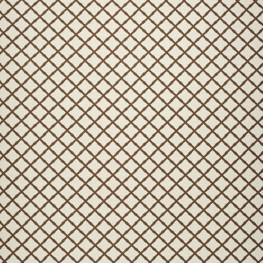 Sample 2020115.166.0 Bamboo Trellis Brown Lattice Lee Jofa Fabric