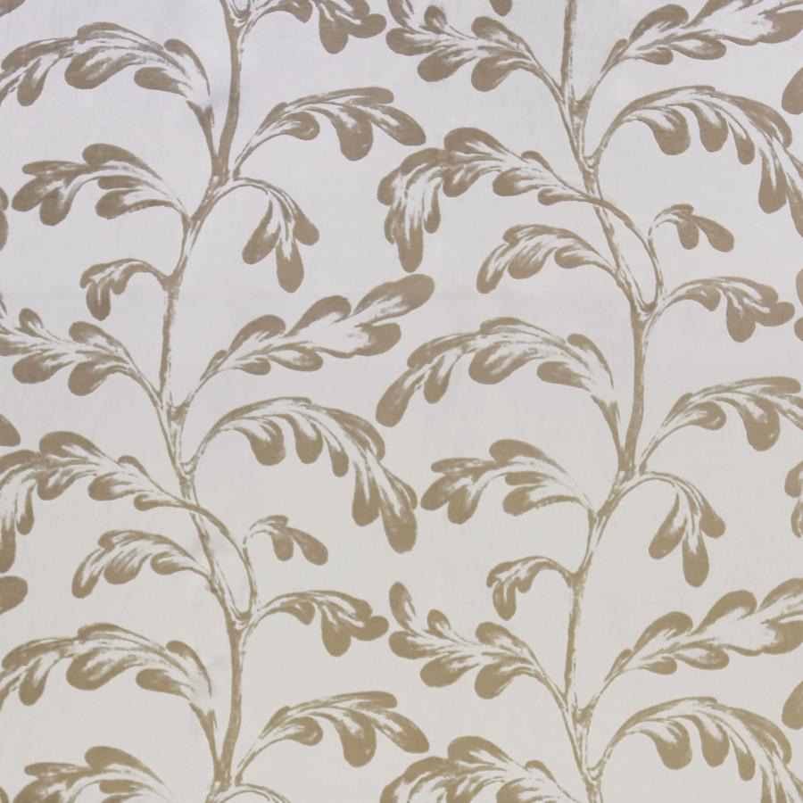 Sample 2020174.106.0 Ava Nivelles Oyster Neutral Botanical Lee Jofa Fabric