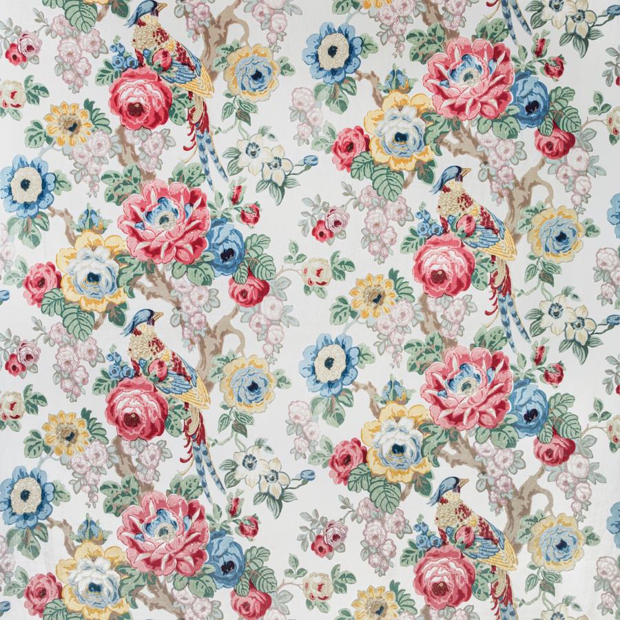 Sample 2020181.1945.0 Avondale Print Multi Color Botanical Lee Jofa Fabric