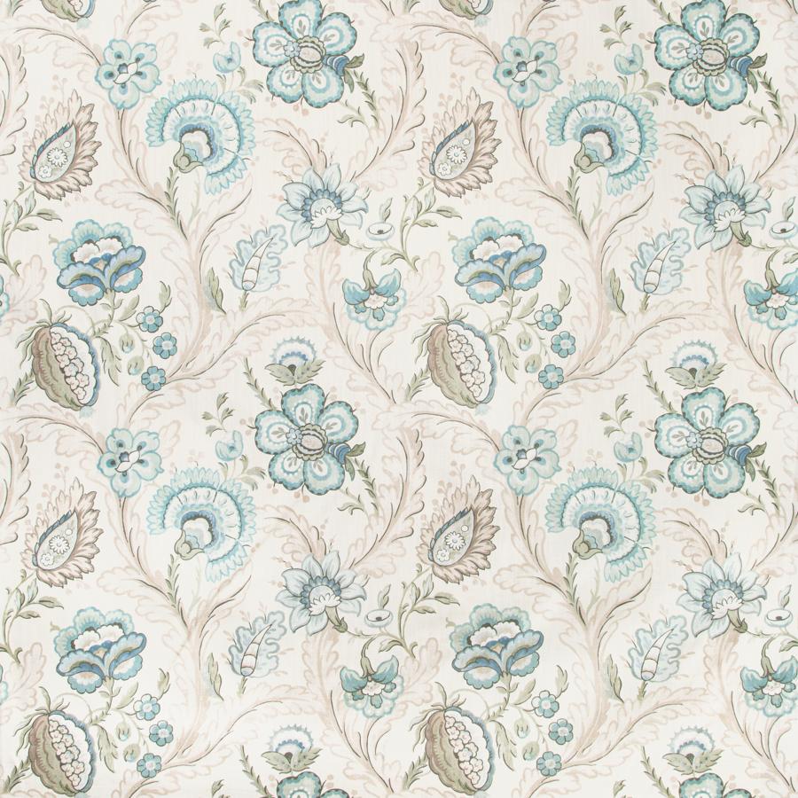 Sample 2020186.1323.0 Wimberly Print Multi Color Botanical Lee Jofa Fabric