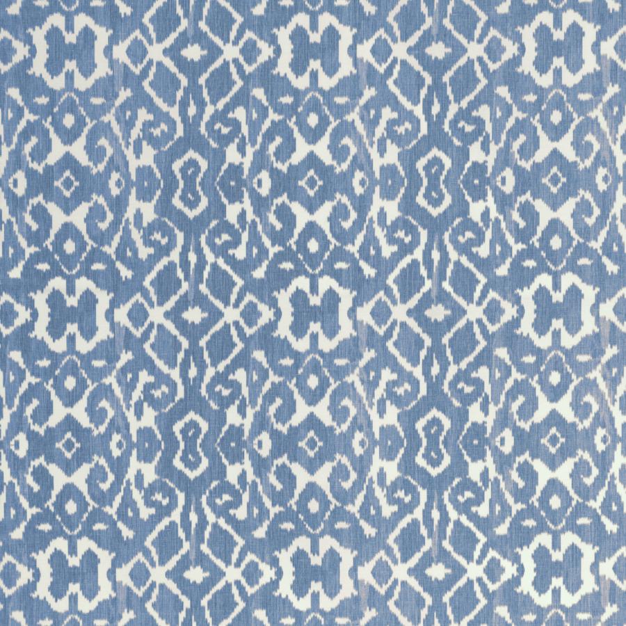 Sample 2020206.505.0 Toponas Print, Denim by Lee Jofa Fabric