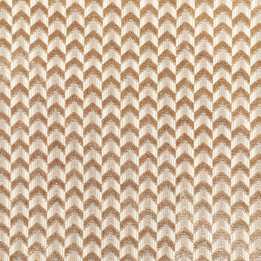 View 2020207.164 Bailey Velvet Sand Geometric by Lee Jofa Fabric