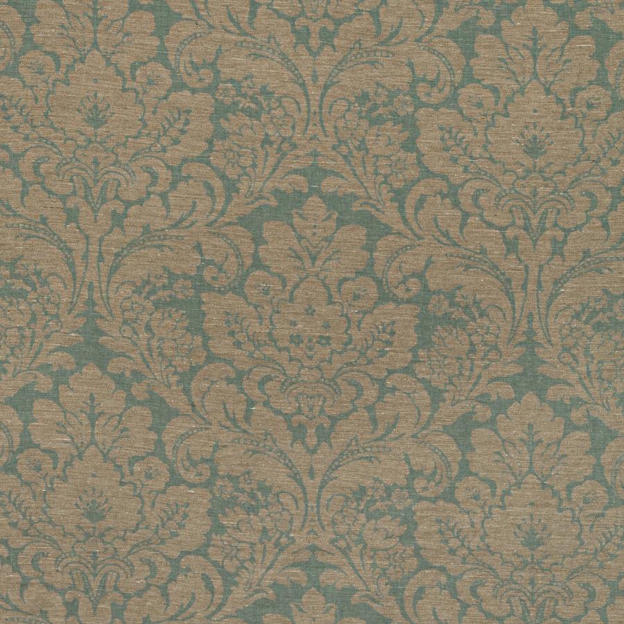 Sample 2020212.1516.0 Acanthus Damask, Blue by Lee Jofa Fabric