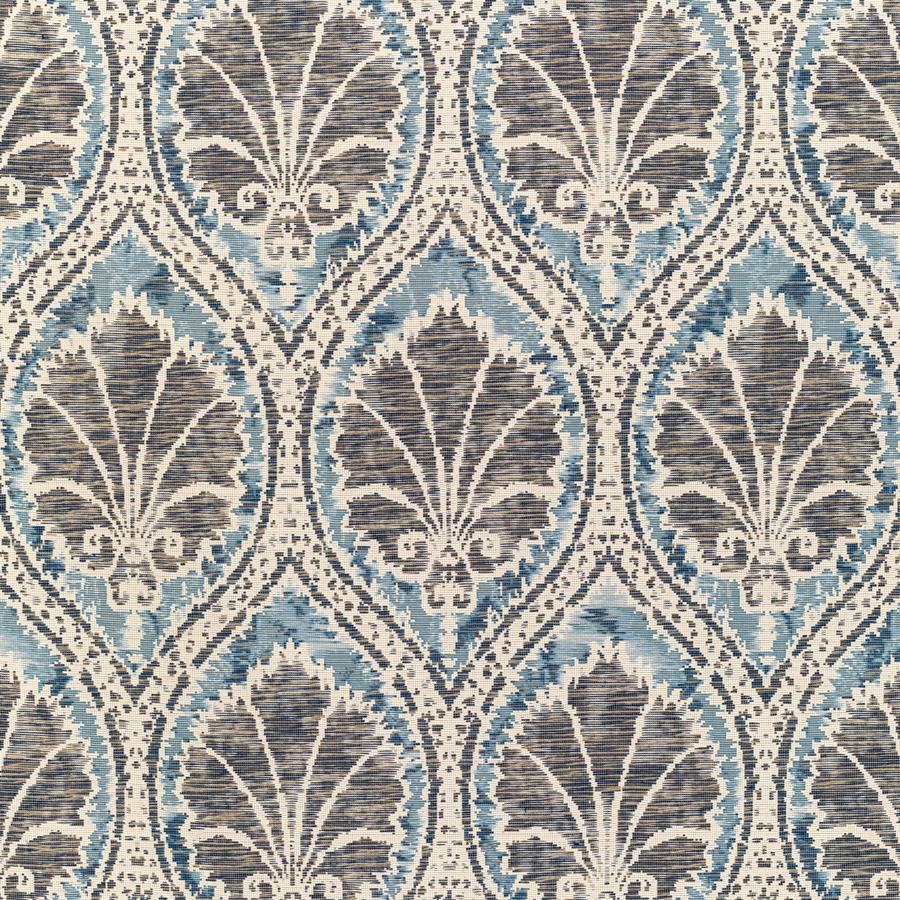 Looking 2021108.155 Seville Weave Navy Marine Damask by Lee Jofa Fabric