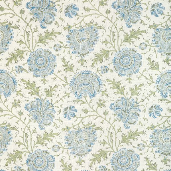 Sample - 2022108.530.0 | Indiennes Floral, Sarah Bartholomew - Lee Jofa Fabric