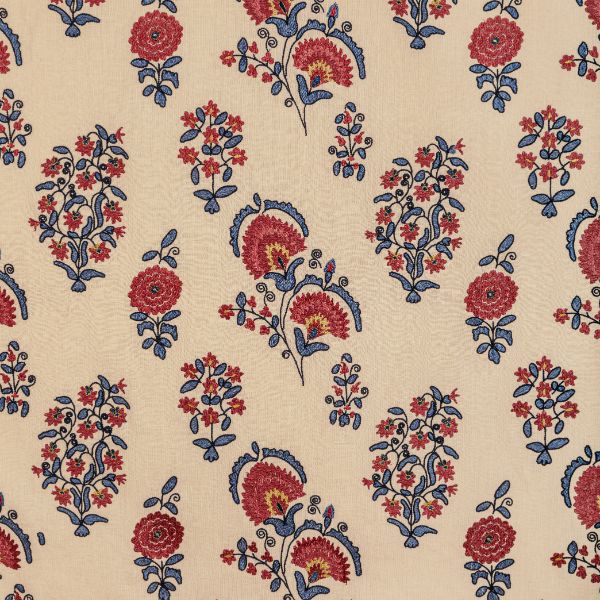 Sample - 2022112.195.0 | Mead Embroidery, Bunny Williams Arcadia - Lee Jofa Fabric