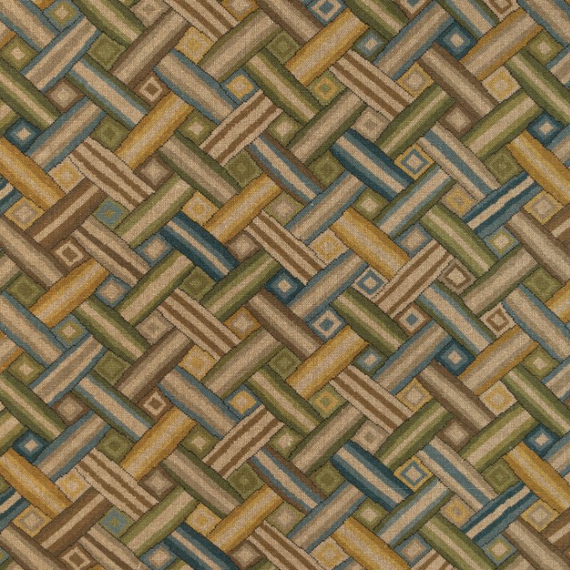 Sample - 2023129.315.0 | Strapwork Print, Lee Jofa 200 - Lee Jofa Fabric