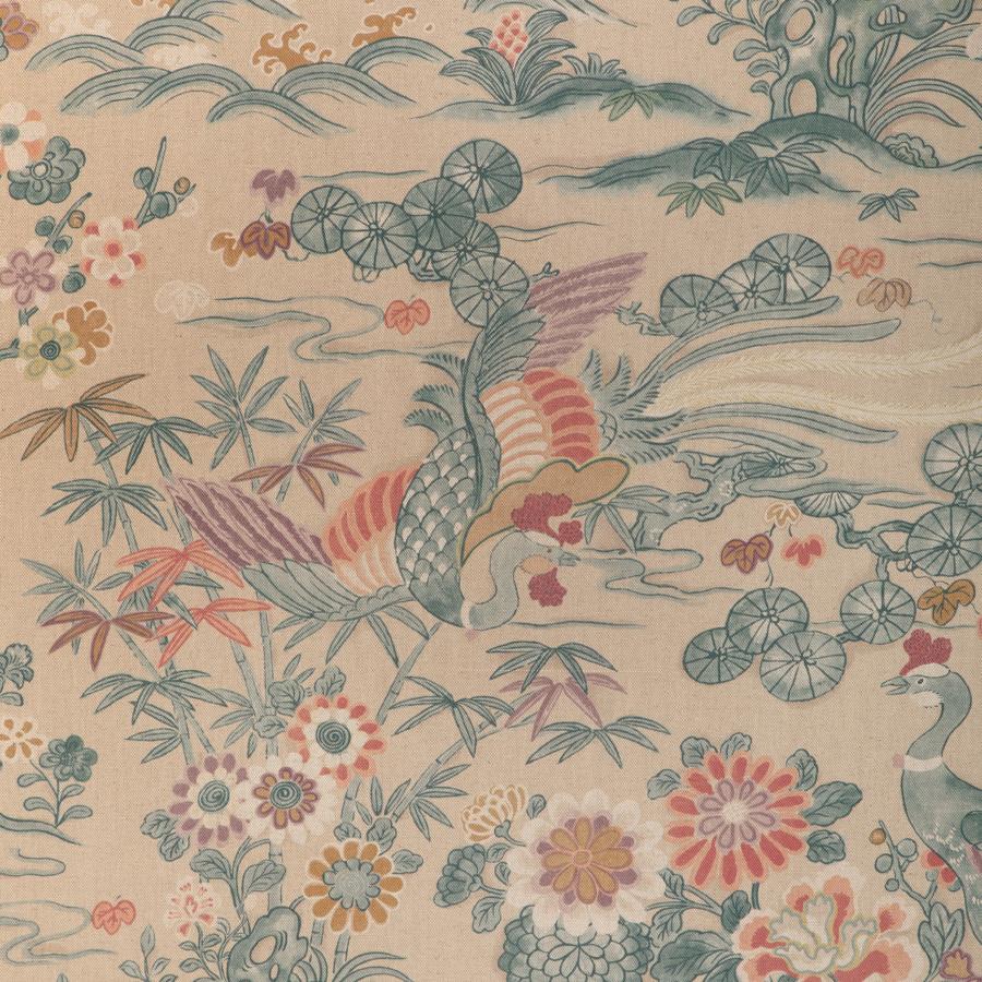 Sample - 2023139.1613 | Sakura Print, Garden Walk - Lee Jofa Fabric - 2023139.1613.0