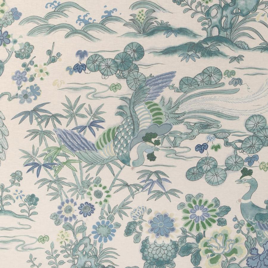 Sample - 2023139.353 | Sakura Print, Garden Walk - Lee Jofa Fabric - 2023139.353.0
