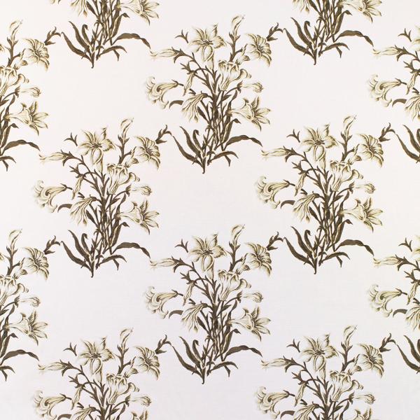 Sample - 2025102-31 | Lilies, Mediterraneo - Lee Jofa Fabric - 2025102.31.0