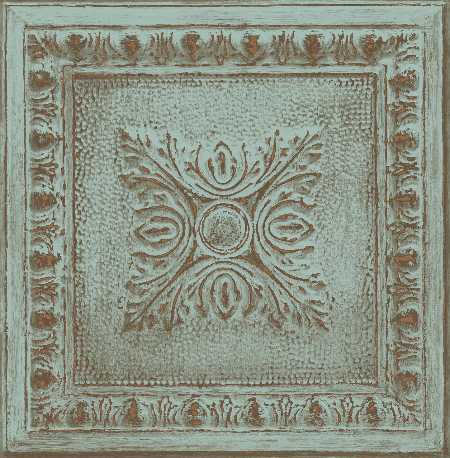 Purchase 2540-24032 Restored, Turquoise Faux Effects by A-Street Prints
