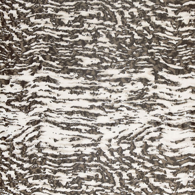 Search 2643850 Serengeti Silk Black White by Schumacher Fabric