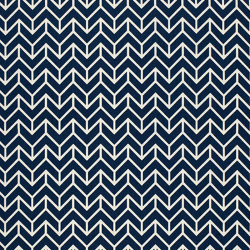 Purchase 2644031 Chevron Print Navy by Schumacher Fabric
