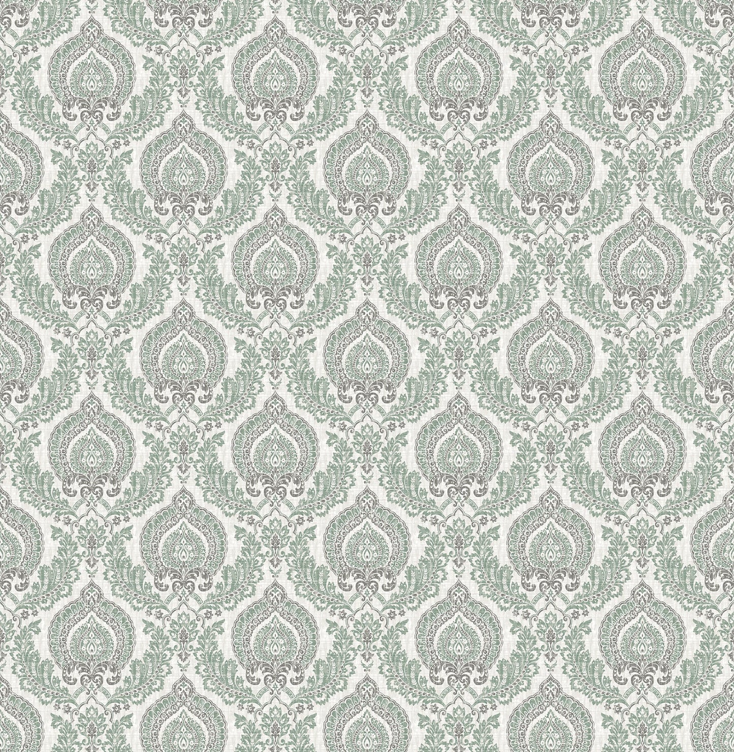 Purchase 2657-22229 Ami, Dark Green Damask by A-Street Wallpaper