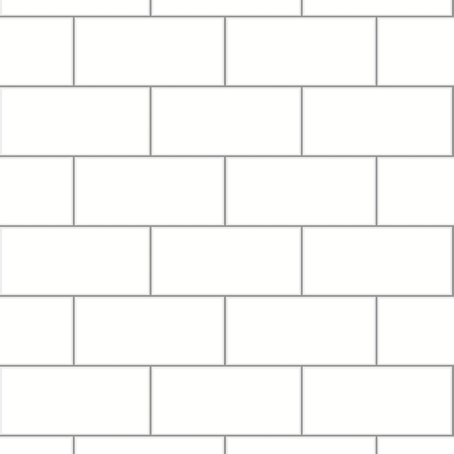 Purchase 2766-23750 KItchen Bath Essentials, Parkway Off-White Subway Tile by Brewster Wallpaper