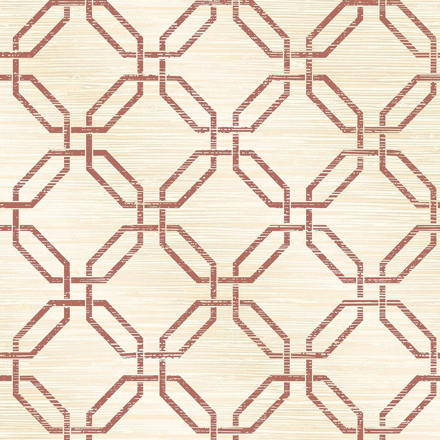 Purchase 2766-24408 KItchen Bath Essentials, Phaius Burgundy Trellis by Brewster Wallpaper