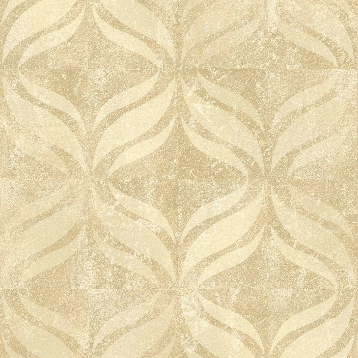 Purchase 2766-24426 KItchen Bath Essentials, Beallara Gold Ogee by Brewster Wallpaper